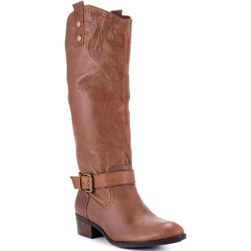 Women Brown Soft Leather Boots
