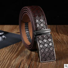 Men's Faux Leather Automatic Buckle Belts