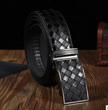 Men's Faux Leather Automatic Buckle Belts