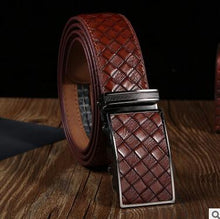 Men's Faux Leather Automatic Buckle Belts