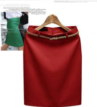 Sexy High Waist Work Slim Midi Pencil Skirt Jupe Femme Faldas Formal Saias Feminino Classic Knee Length Office Skirts Womens
