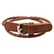European&American Genuine leather bracelets for women Vintage belt buckle bangles Fashion bracciali New pulseras mujer QN2161